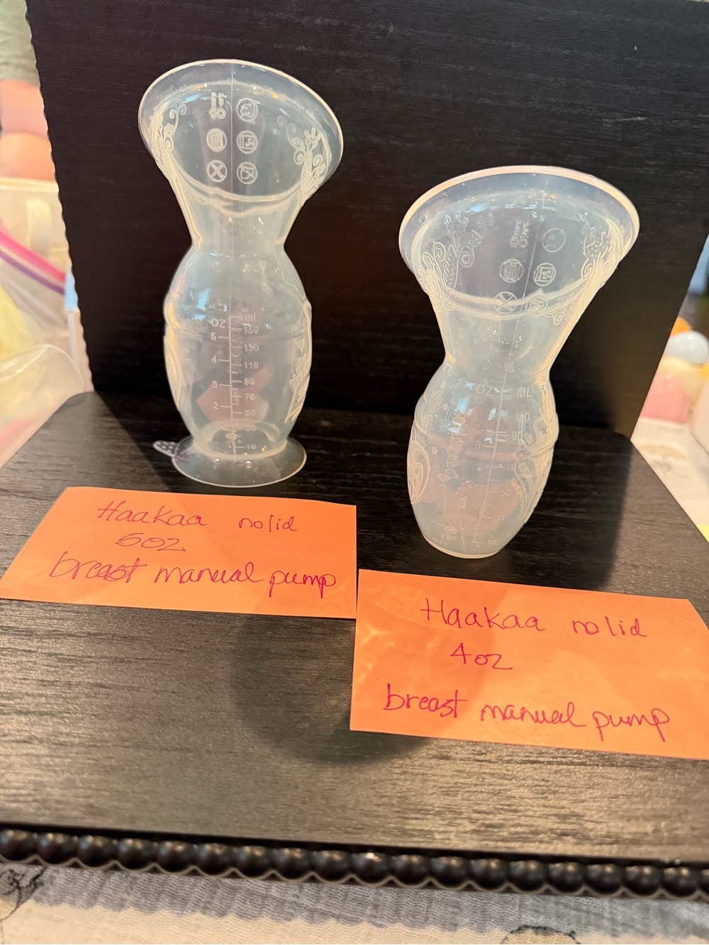 Haakaa Clear Silicone Breast Milk Collector Pair - Translucent